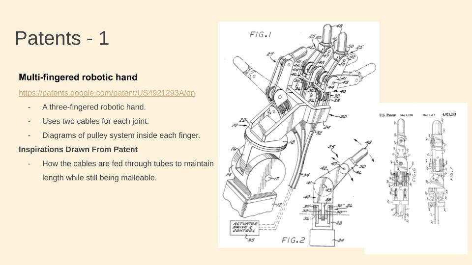 Patent research for cable routing